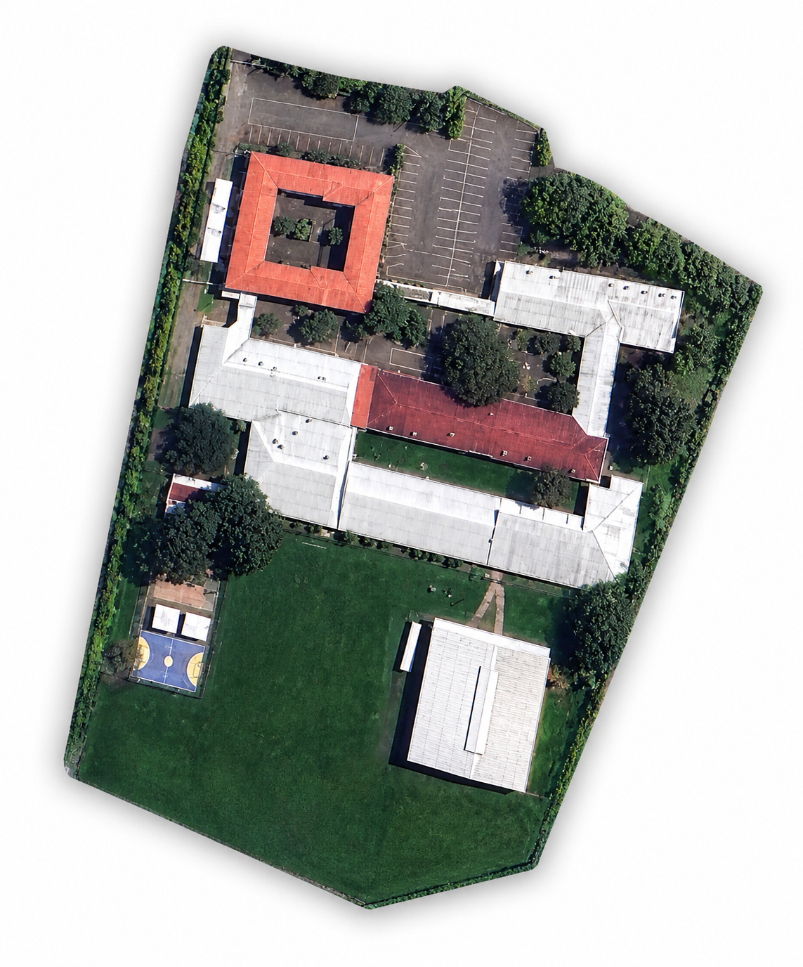 Mapa del campus del Colegio Técnico Profesional de Ulloa