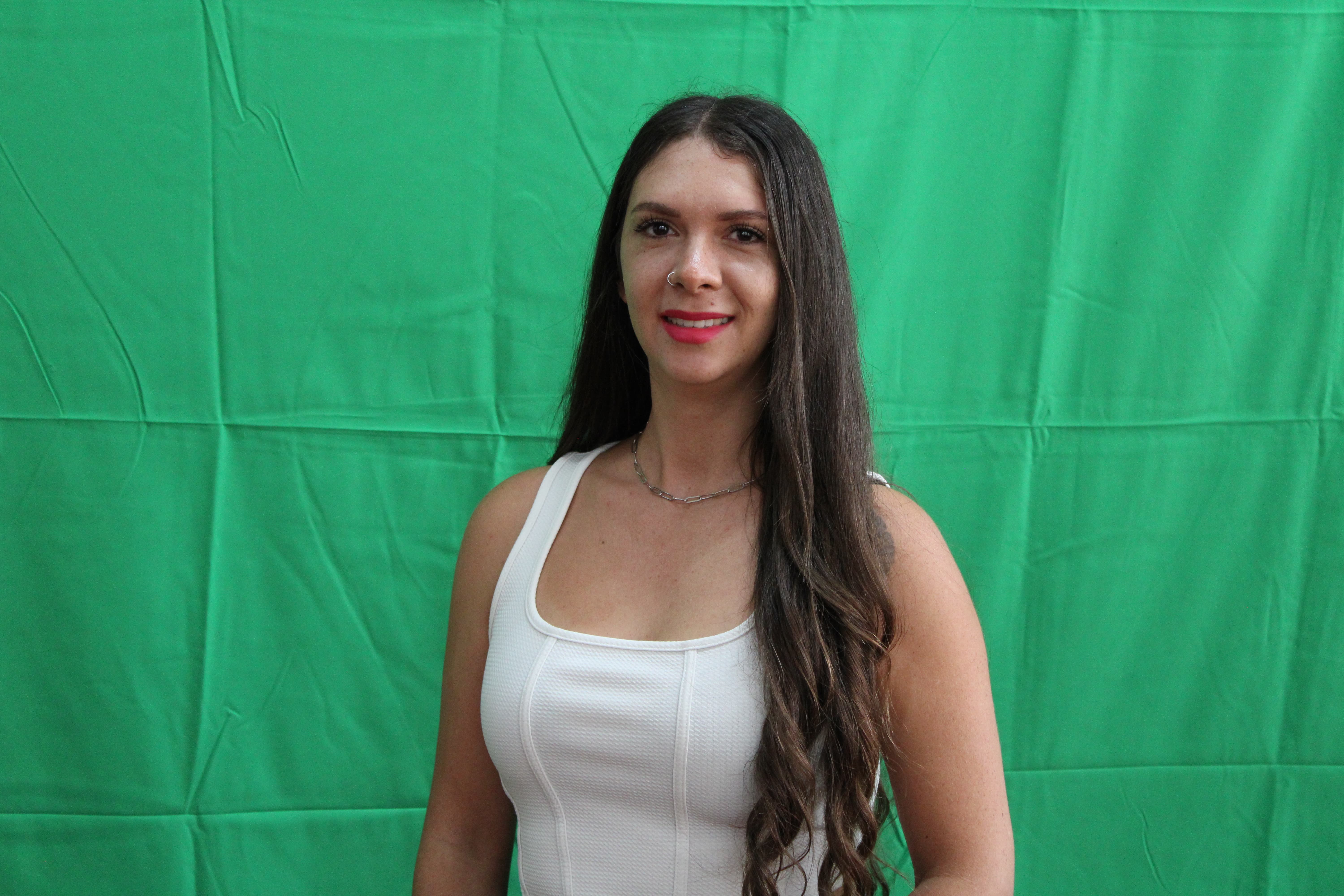 Integrante del departamento de ciencias Anyela Cubero