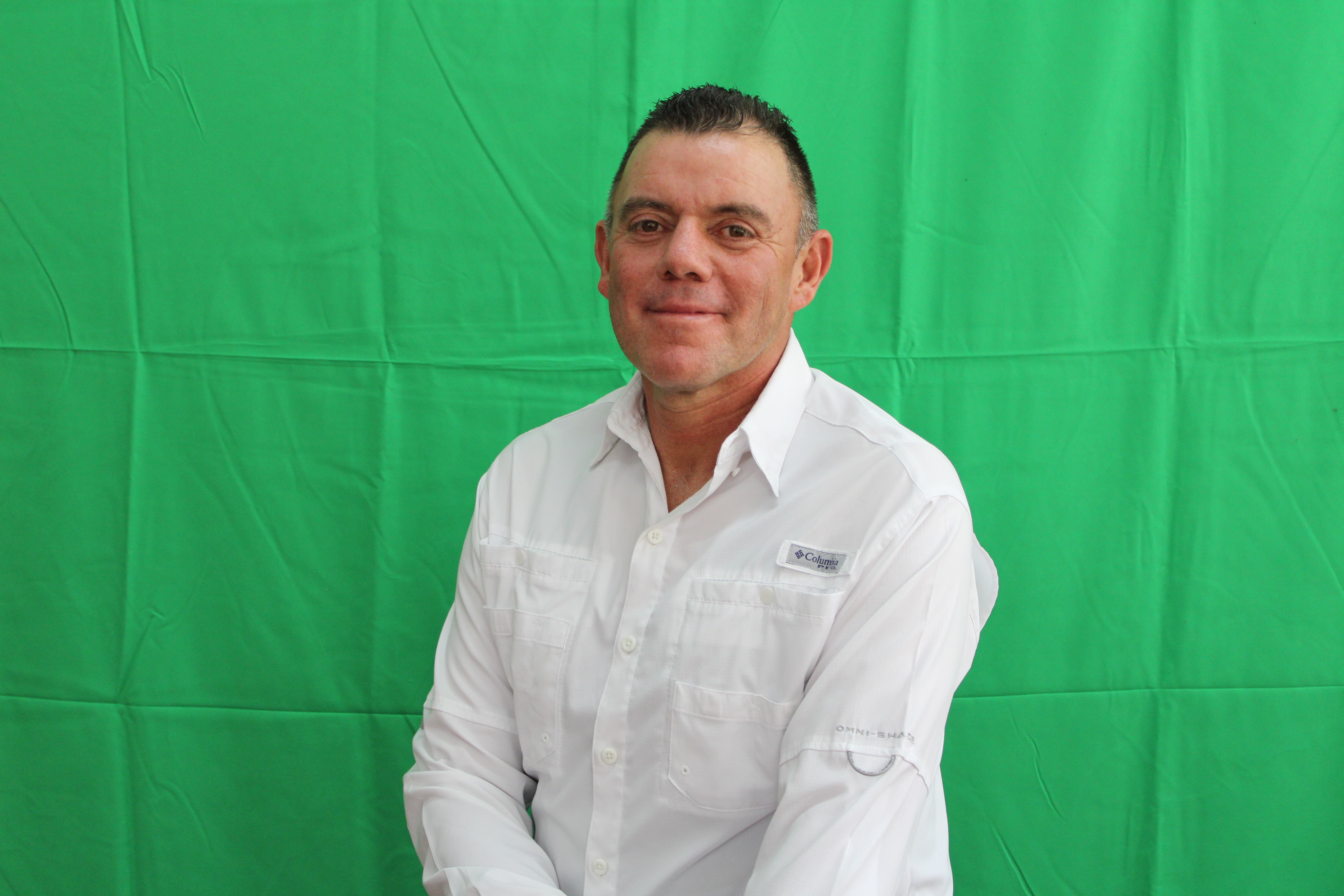 Integrante del departamento de conserjería Allan Vindas