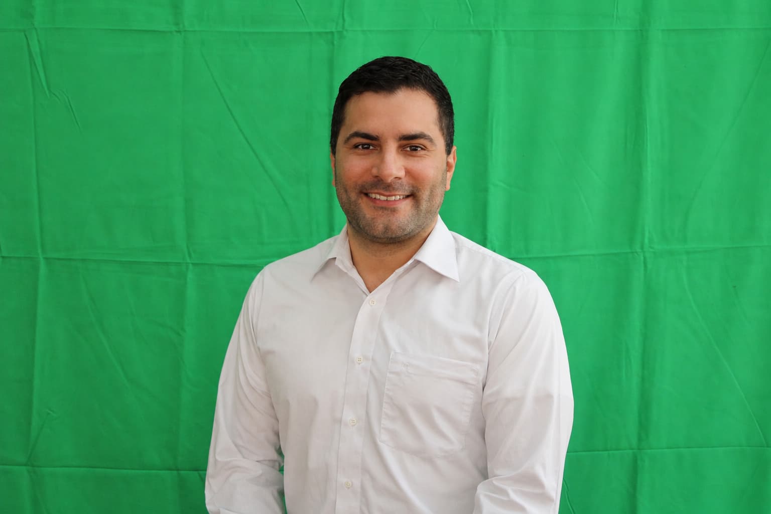 Integrante del departamento de diseño Josué Méndez