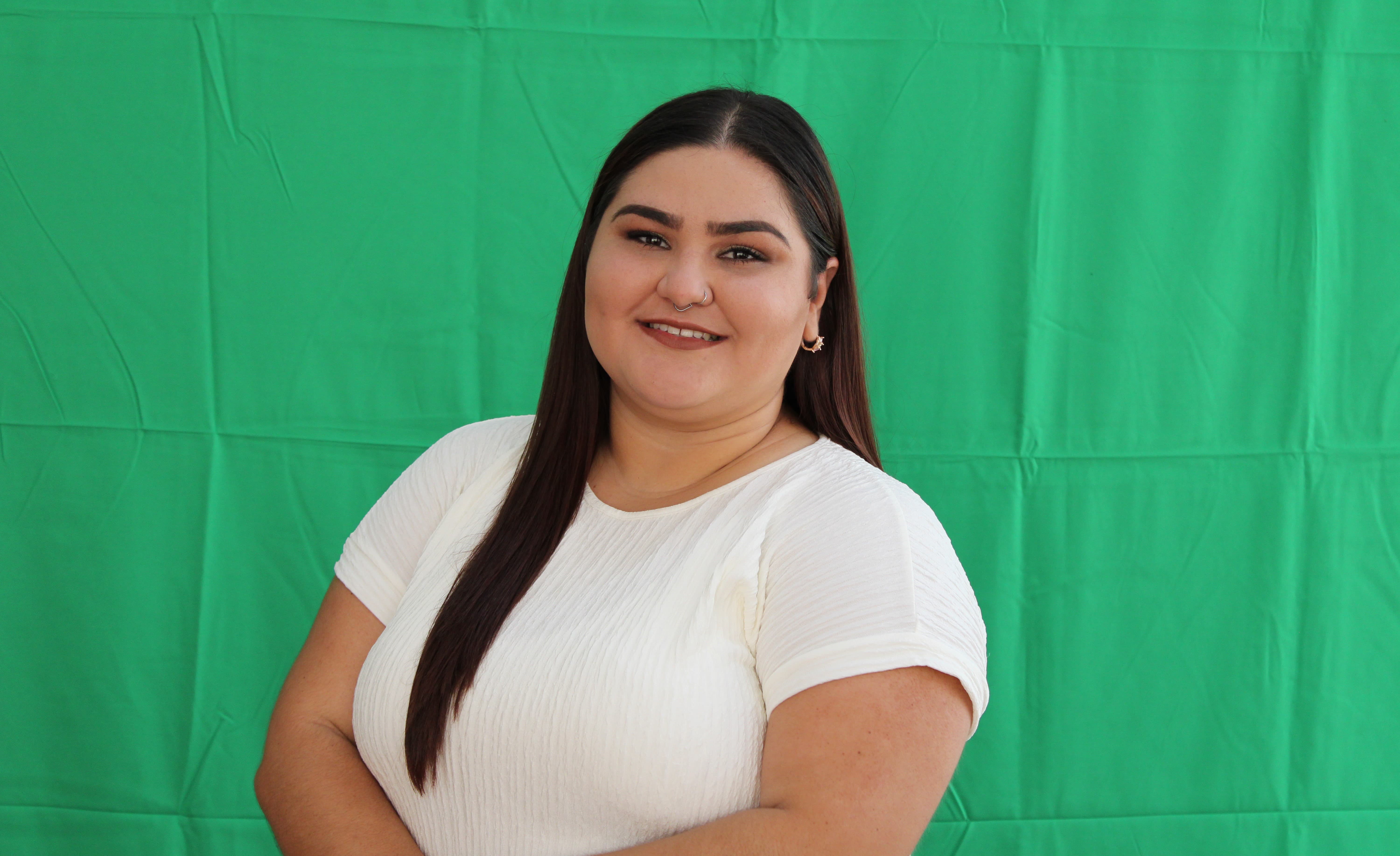 Integrante del departamento de diseño Natalia Sánchez