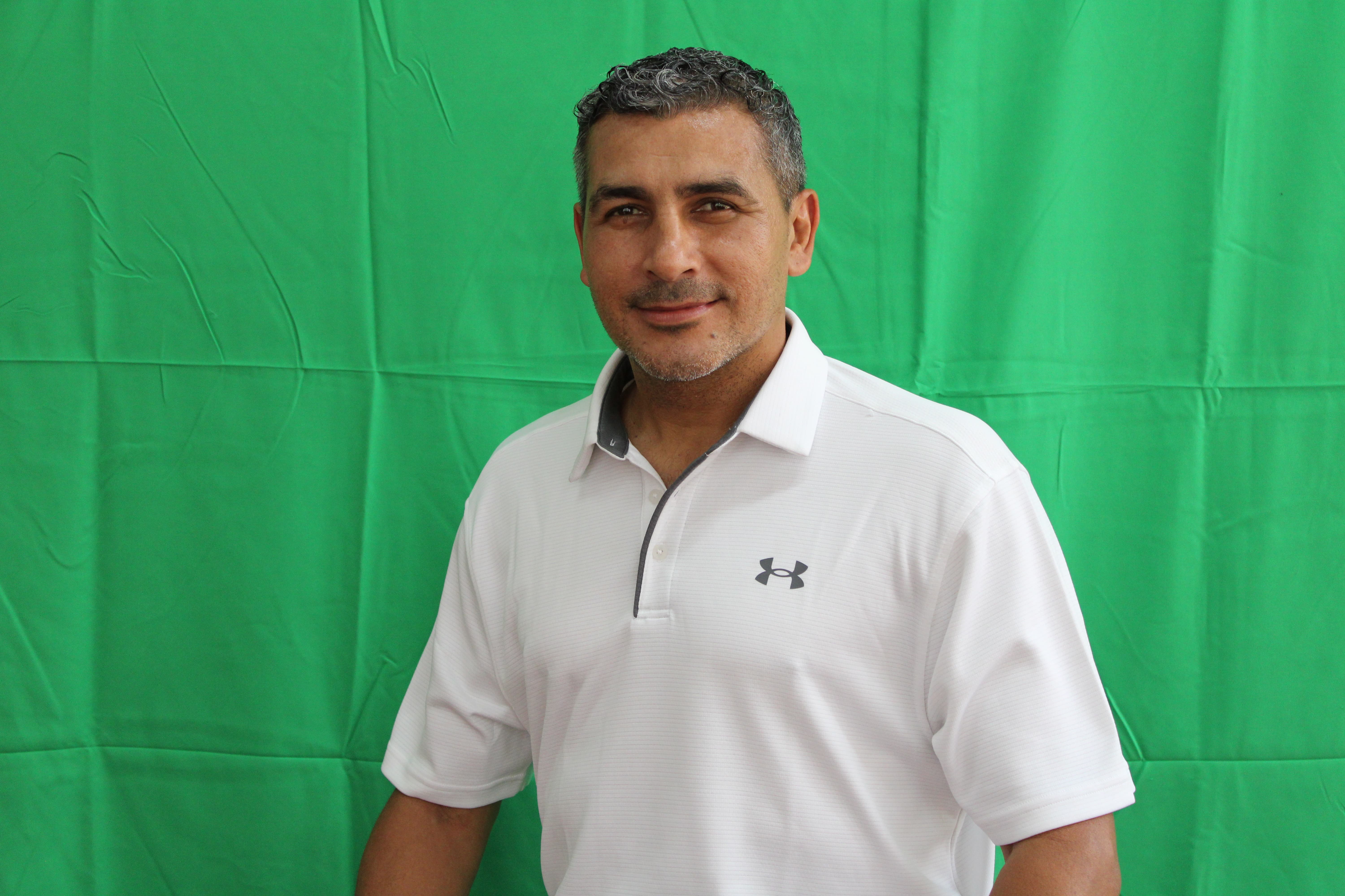 Integrante del departamento de educación física José Arias