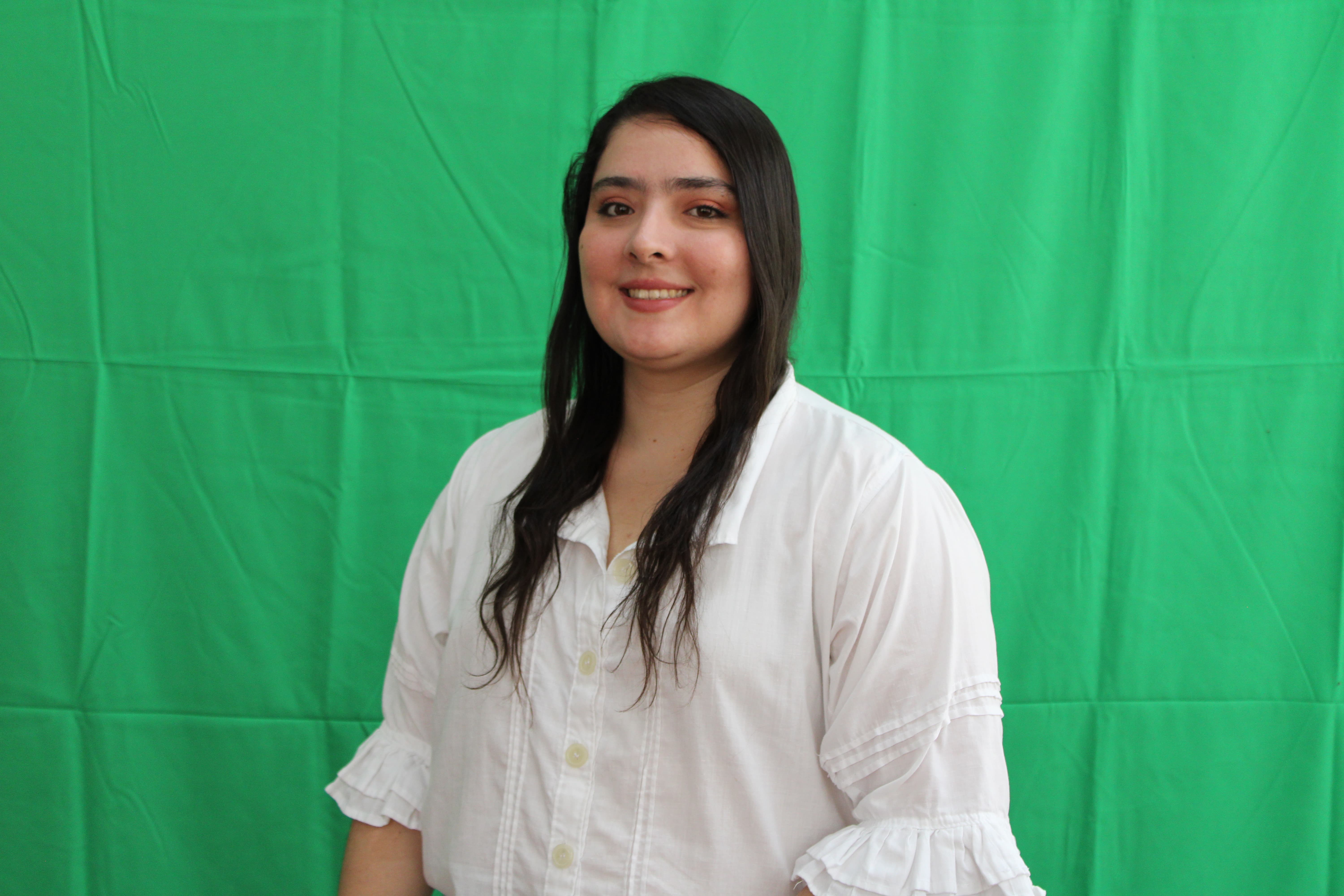 Integrante del departamento de inglés Mónica Herrera