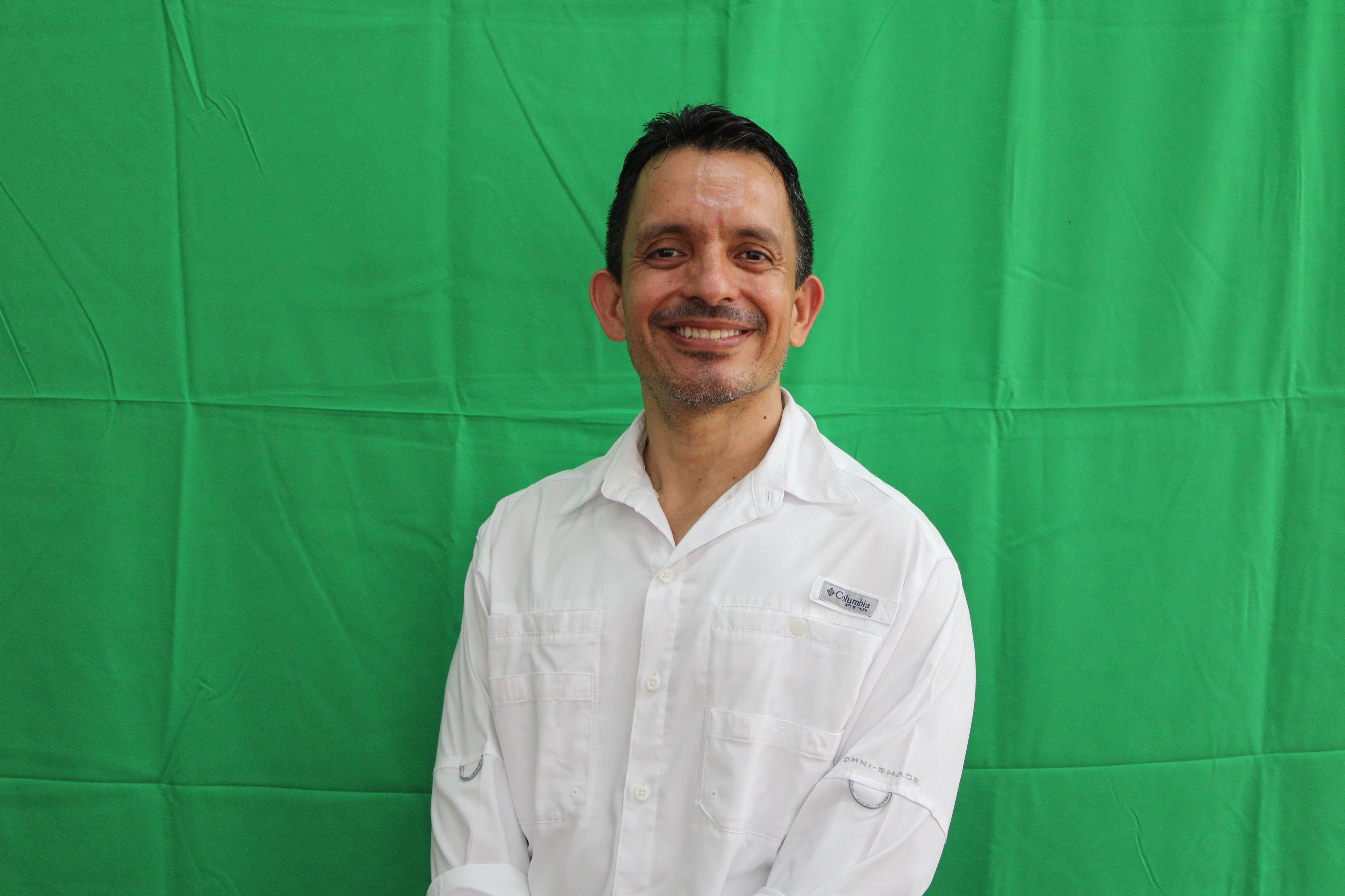 Integrante del departamento de matemática Allan Guerrero