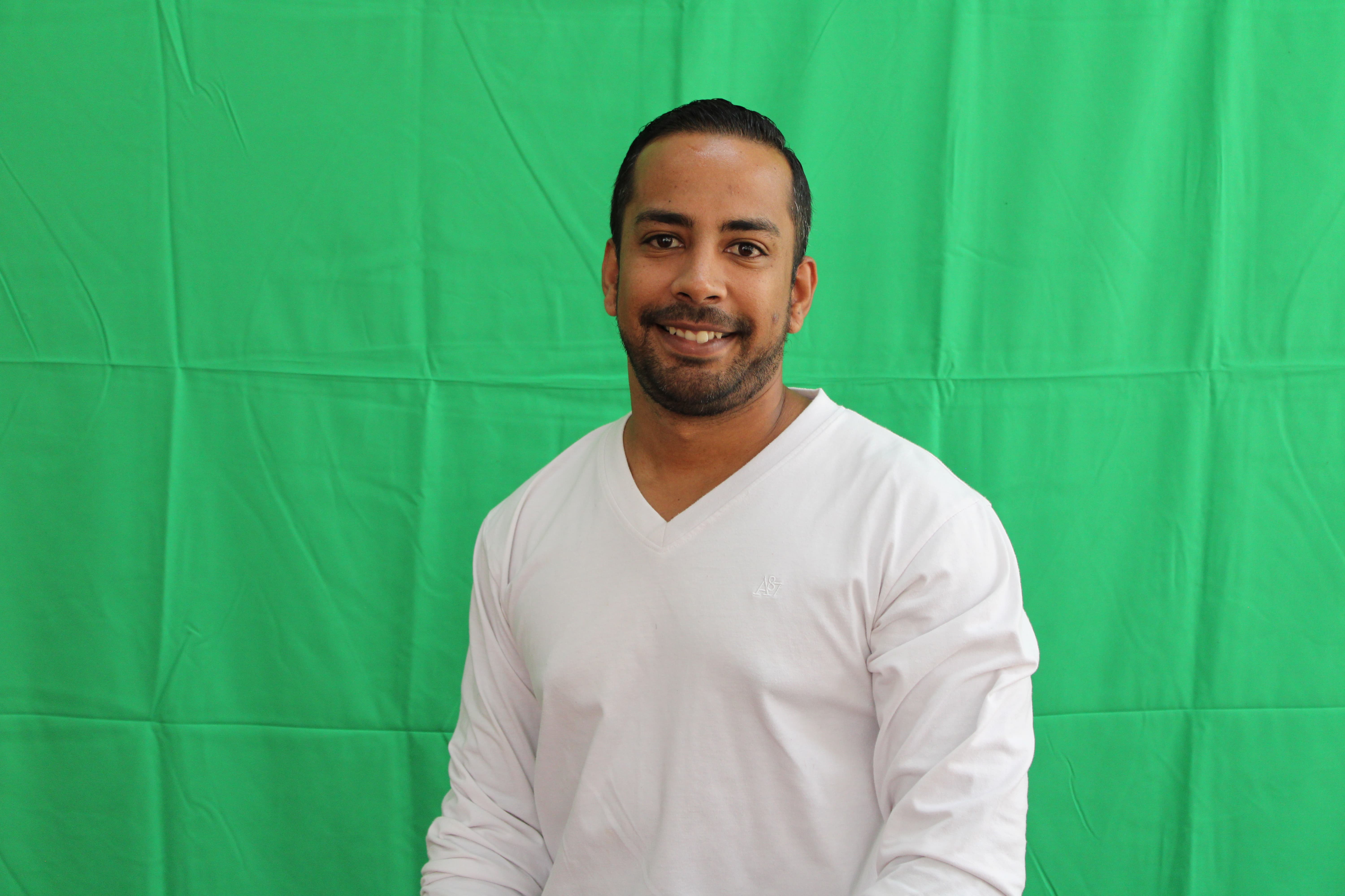 Integrante del departamento de plan nacional Jesús Vásquez