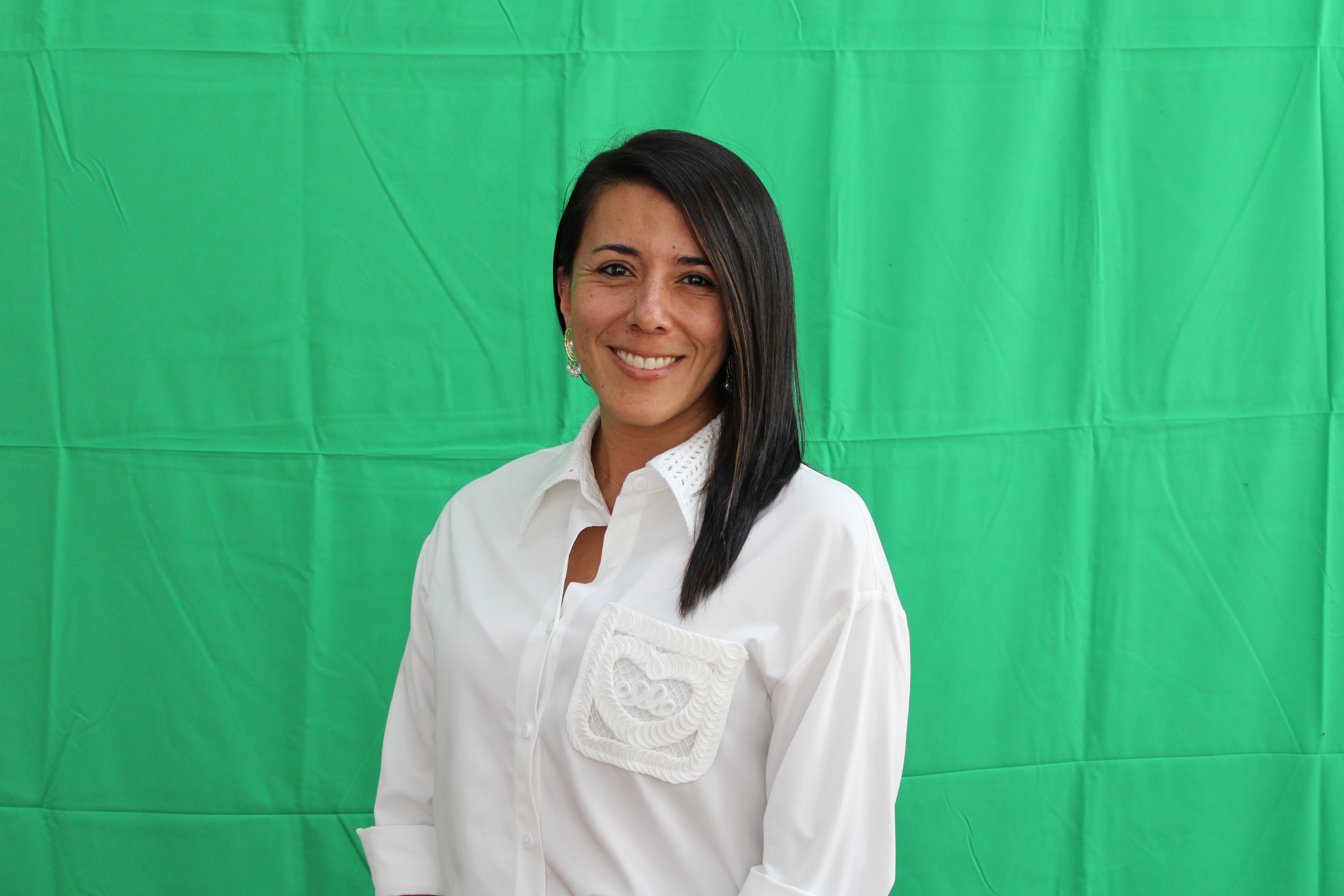 Integrante del departamento de plan nacional Karol Hernández