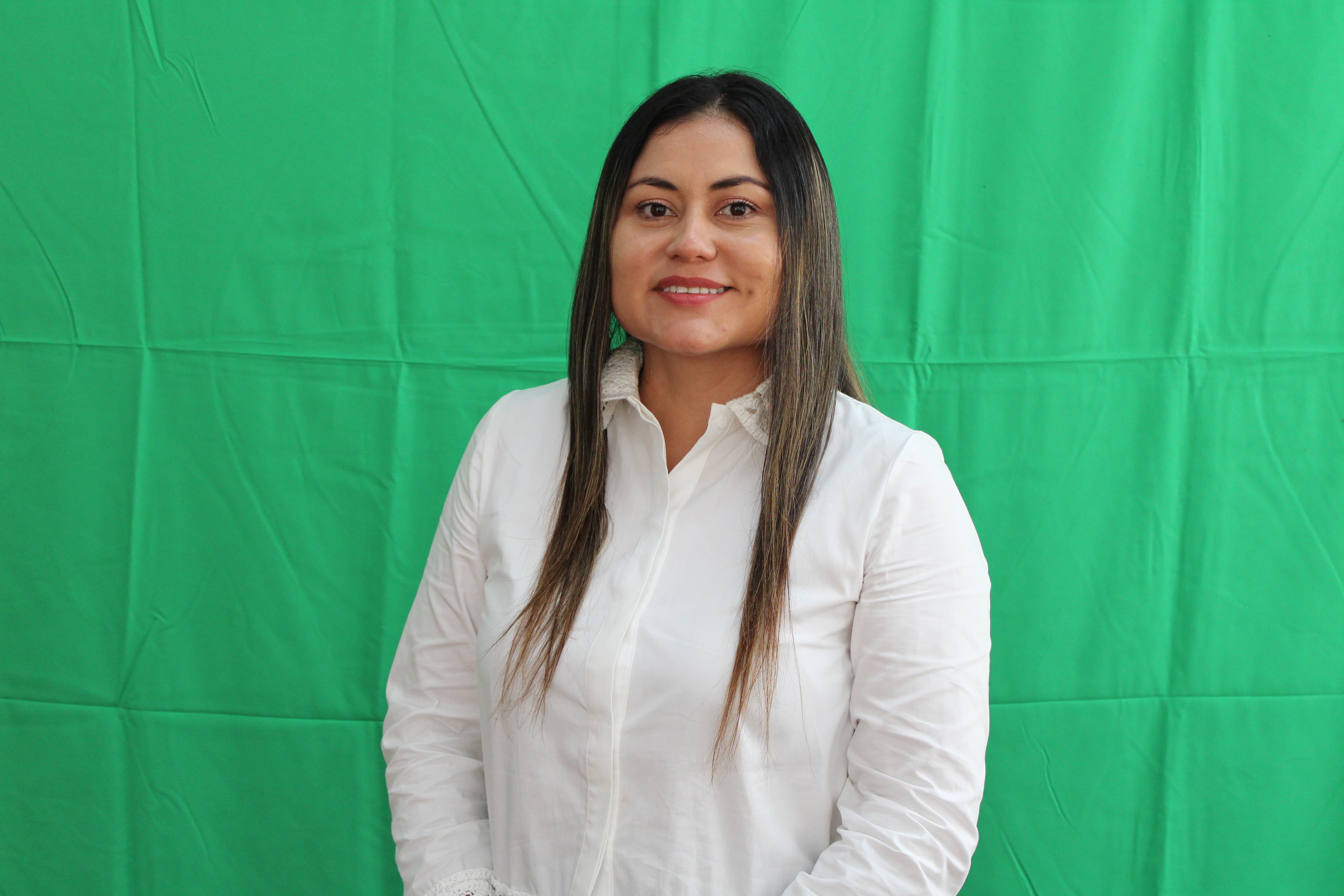 Integrante del departamento de plan nacional Yogebeth Urbina