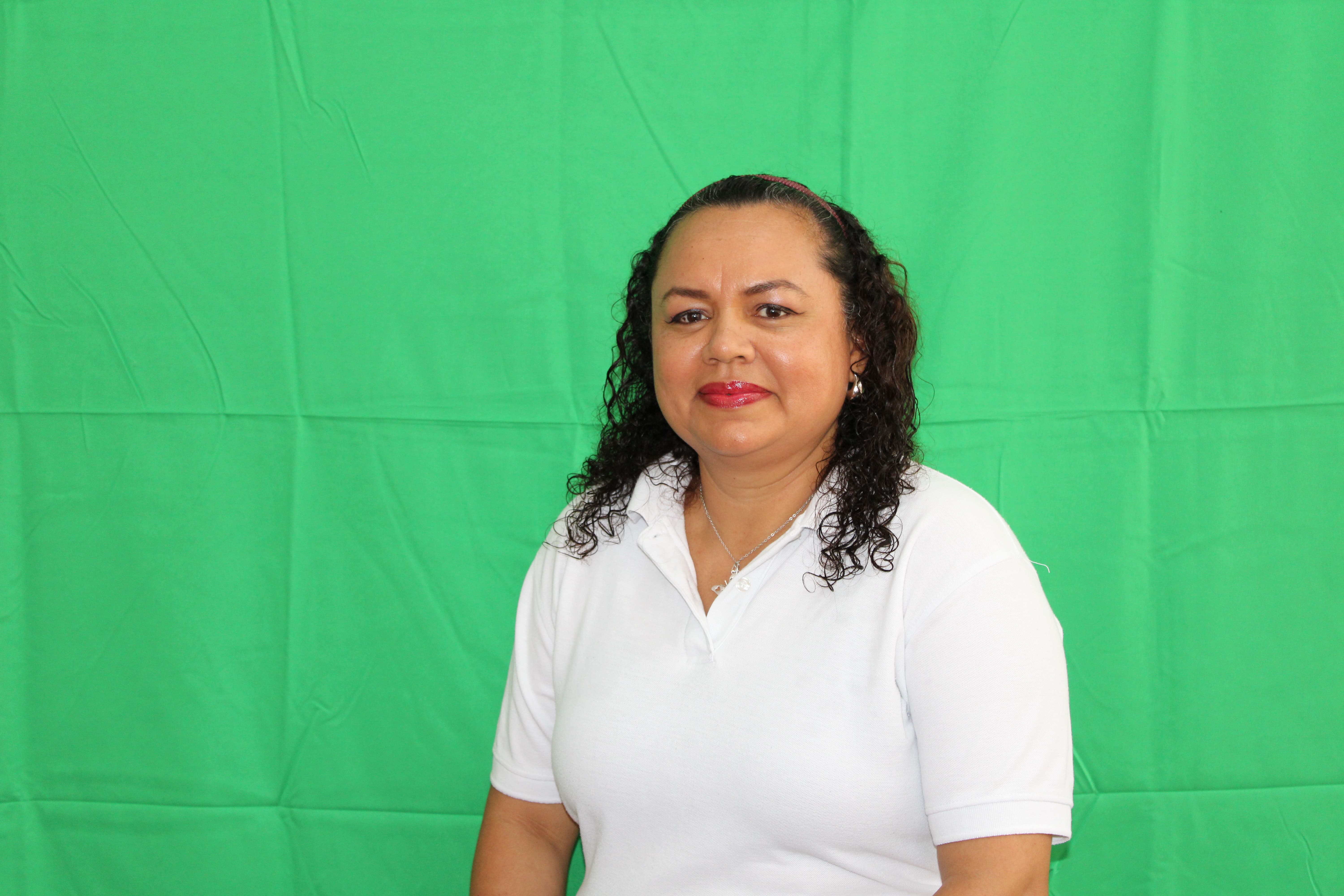 Integrante del departamento de seguridad Celeste Martínez