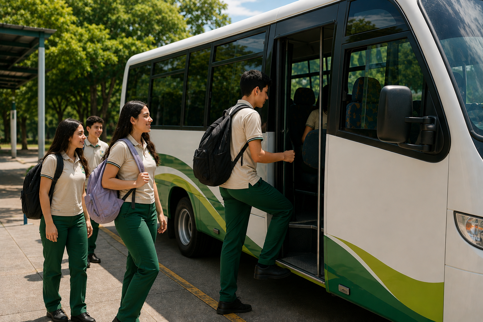 Transporte para estudiantes del CTP de Ulloa